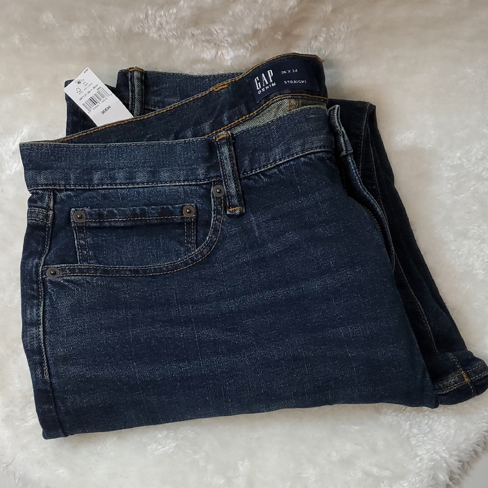 GAP Men's Straight Jeans - Indigo NWT